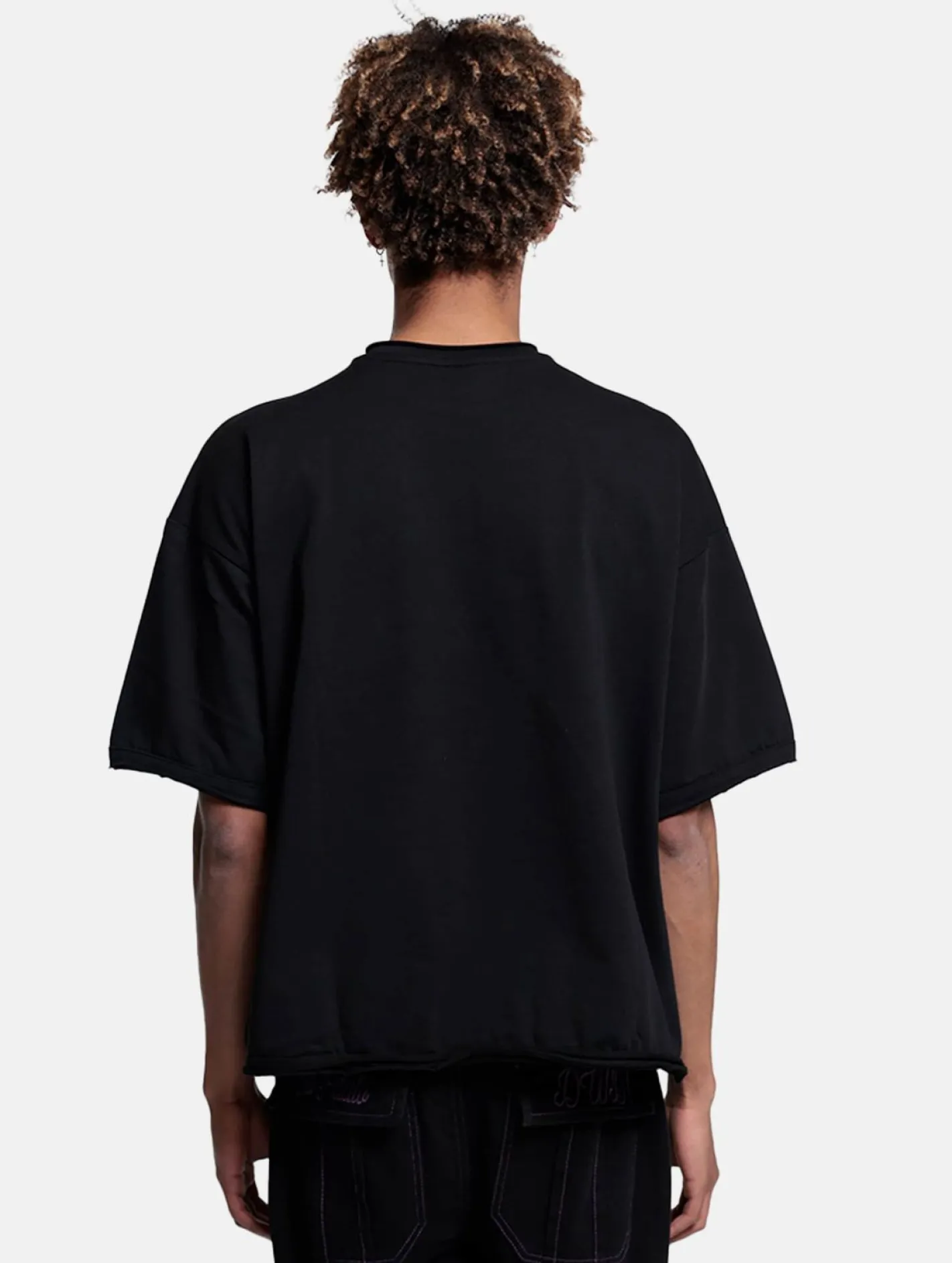 Tops & T-Shirts|T-Shirts & Tank Tops*DWD! Studioz DWD Studioz Unisex Ipanema Girl T-Shirt für Damen oder Herren Rundhals-Shirt mit großem Front-Print Schwarz