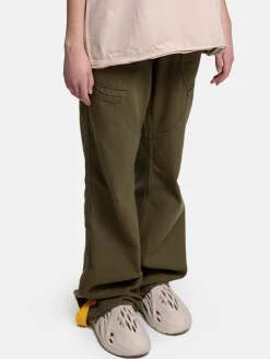 Hosen & Jeans|Jeans & Hosen*DWD! Studioz DWD Studioz Unisex Ipanema Loose Fit Jeans-Hose für Damen oder Herren Denim-Hose Oliv-Grün