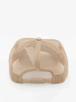 Caps & Mützen*DWD! Studioz DWD Studioz Unisex Ipanema Trucker-Cap mit großer Stickerei Sommer-Cap für Damen oder Herren Hell-Beige