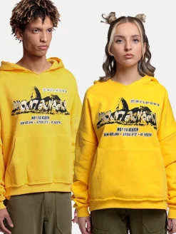 Sweater & Pullover|Pullover & Sweater*DWD! Studioz DWD Studioz Unisex Sugar Loaf Kapuzen-Pullover für Damen oder Herren Oversize-Hoodie Gelb