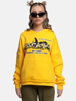 Sweater & Pullover|Pullover & Sweater*DWD! Studioz DWD Studioz Unisex Sugar Loaf Kapuzen-Pullover für Damen oder Herren Oversize-Hoodie Gelb