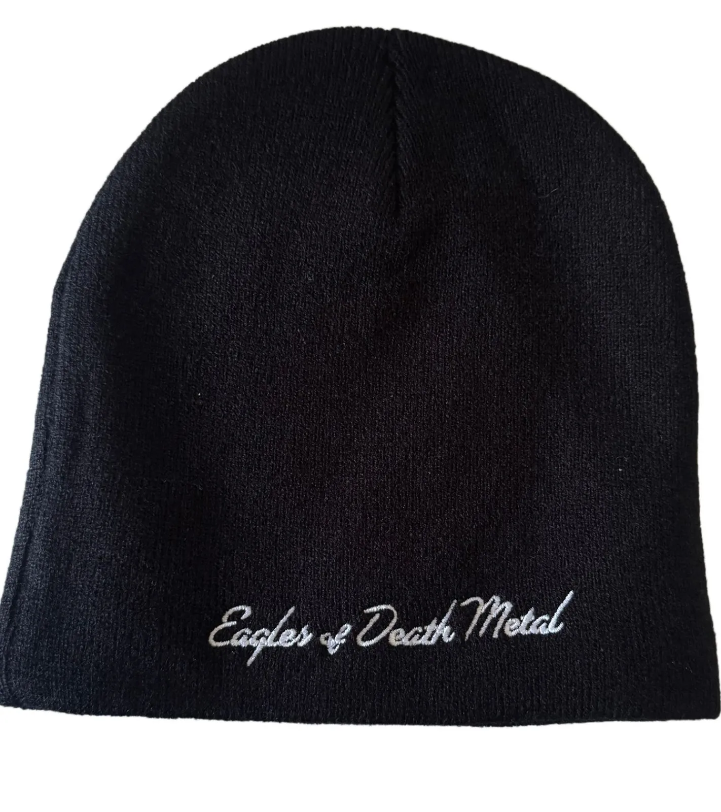 Caps & Mützen*BioworldMerch Eagles of Death Metal Unisex Beanie Baumwoll-Mütze im klassischen Schnitt Schwarz/Weiß