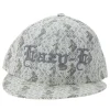 Caps & Mützen*BioworldMerch Eazy-E Unisex Flat Brim Cap US Rapper Fan-Wear mit flachem Schirm TC110973ESE2 Weiß/Grau