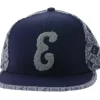 Caps & Mützen*BioworldMerch Eazy-E Unisex Flat Brim Cap US Rapper Fan-Wear mit flachem Schirm TC110970ESE3 Blau/Grau