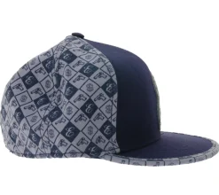 Caps & Mützen*BioworldMerch Eazy-E Unisex Flat Brim Cap US Rapper Fan-Wear mit flachem Schirm TC110970ESE3 Blau/Grau
