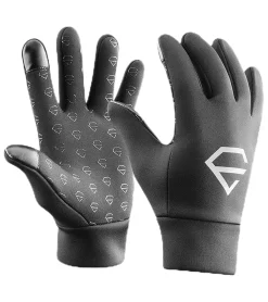 Handschuhe & Schals*EGREGIE Herren Fahrrad-Handschuhe mit Fleecefutter Lauf-Handschuhe mit Smartphone Handy Touchfunktion Sport-Handschuhe Schwarz