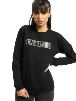 Sweater & Pullover*El Charro Diamond Sweatshirt Frau Schwarz
