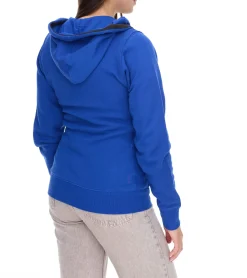 Mäntel & Jacken|Sweater & Pullover*Elevate Arora Damen Sweat-Jacke mit Kapuze 300 g/m2 schlichte Baumwoll-Jacke Pullover 3821244 Blau