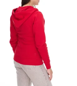 Mäntel & Jacken|Sweater & Pullover*Elevate Arora Damen Sweat-Jacke mit Kapuze 300 g/m2 schlichte Baumwoll-Jacke Pullover Blau, Rot oder Dunkelblau