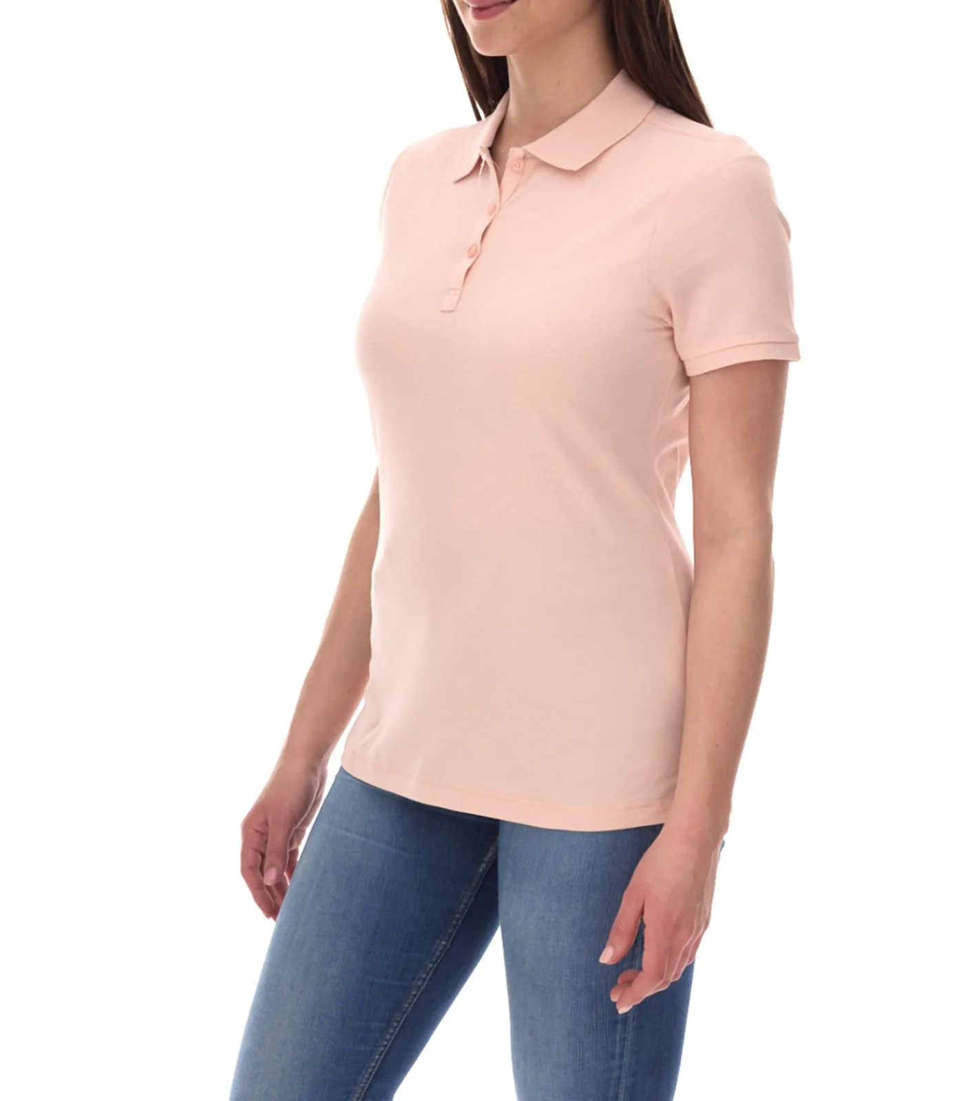 Poloshirts & Blusen*Elevate Calgary Damen Polo-Shirt Baumwolle Polo-Hemd Pique-Strick 200 g/m² Rosa-Blush, Lila oder Blau