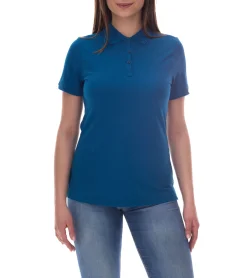 Poloshirts & Blusen*Elevate Calgary Damen Polo-Shirt Baumwolle Polo-Hemd Pique-Strick 200 g/m² Rosa-Blush, Lila oder Blau