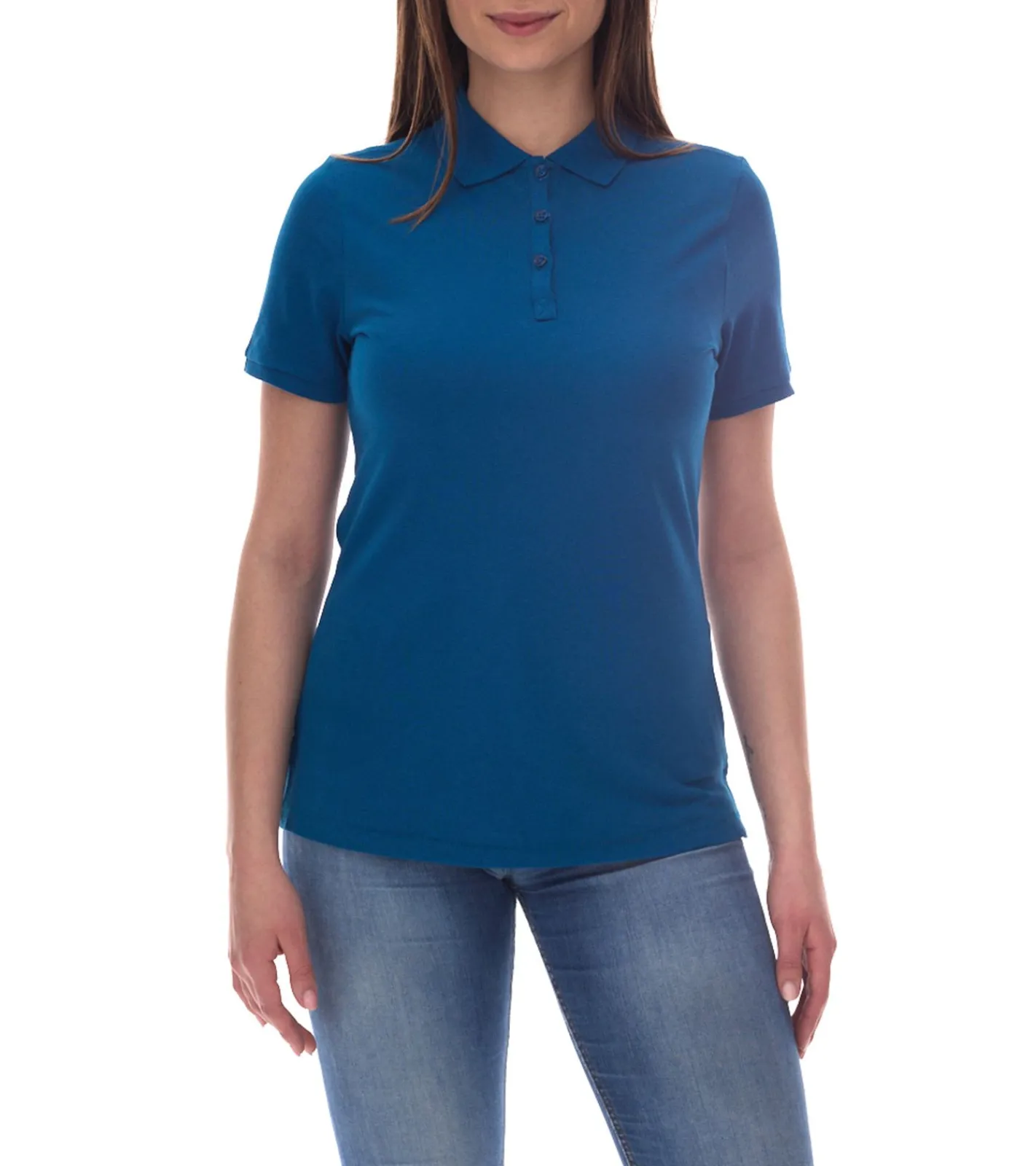 Poloshirts & Blusen*Elevate Calgary Damen Polo-Shirt Baumwolle Polo-Hemd Pique-Strick 200 g/m² Rosa-Blush, Lila oder Blau