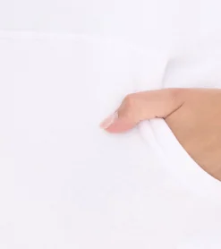 Große Größen|Sweater & Pullover*Elevate Charon Damen Hoodie schlichter Baumwoll-Pullover mit Kängurutasche Sweater 3823401 Weiß