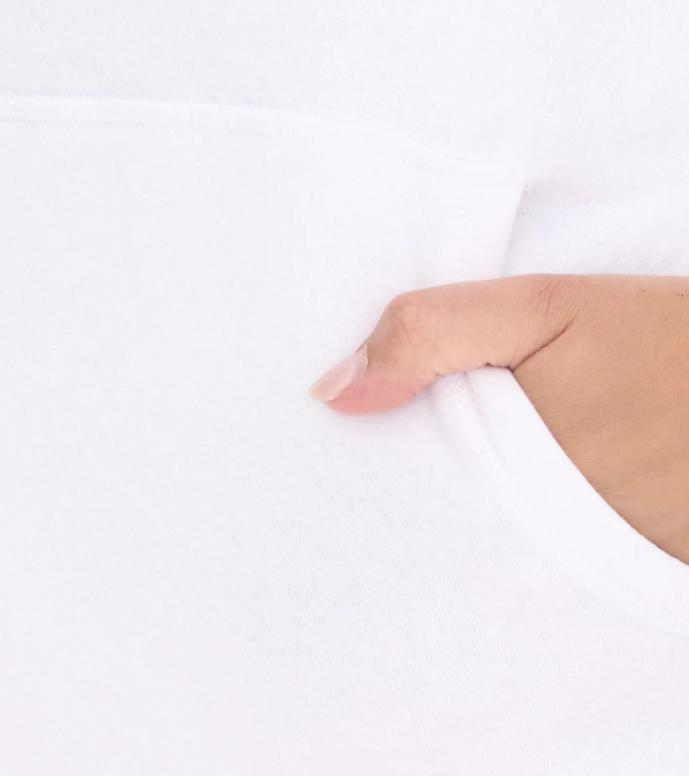 Große Größen|Sweater & Pullover*Elevate Charon Damen Hoodie schlichter Baumwoll-Pullover mit Kängurutasche Sweater 3823401 Weiß