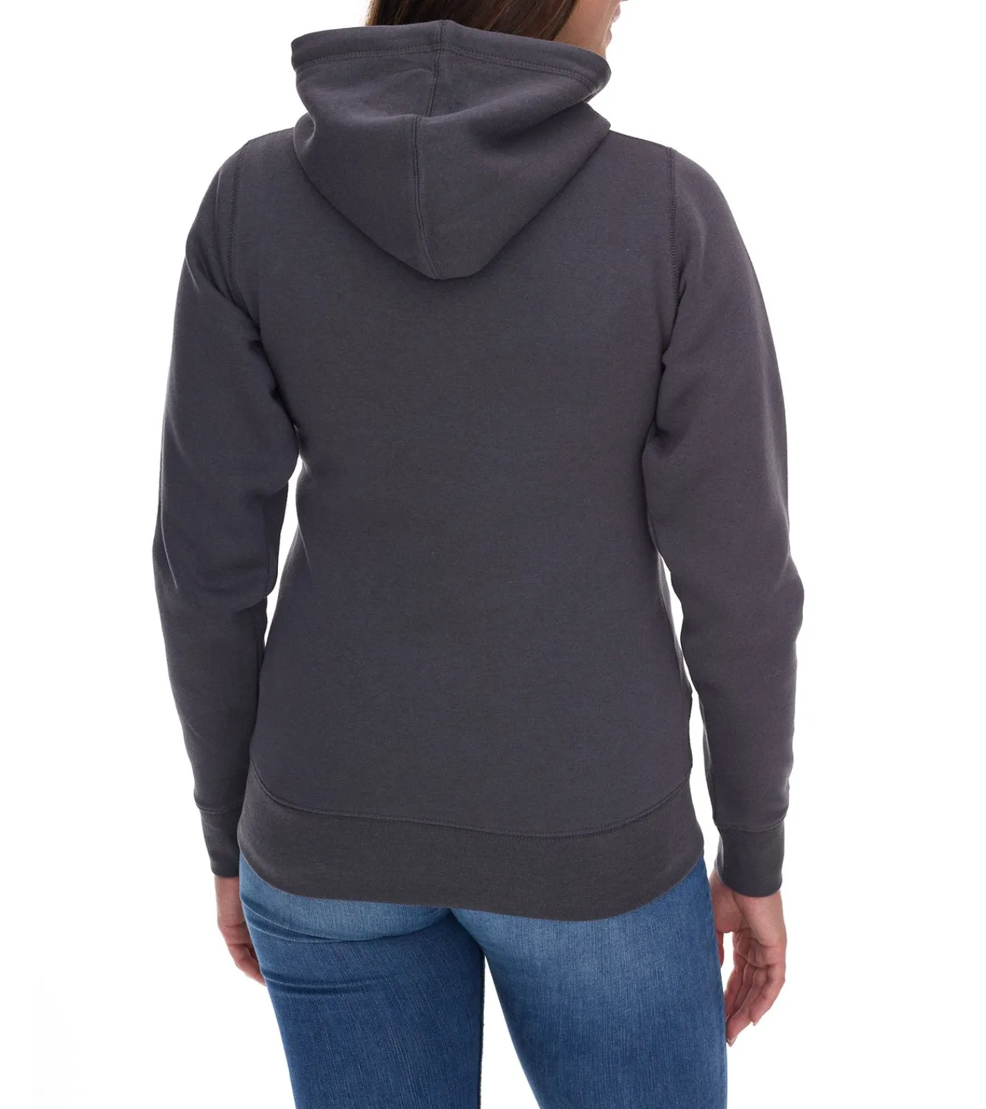 Sweater & Pullover*Elevate Charon Damen Hoodie schlichter Baumwoll-Pullover mit Kängurutasche Sweater 3823482 Grau