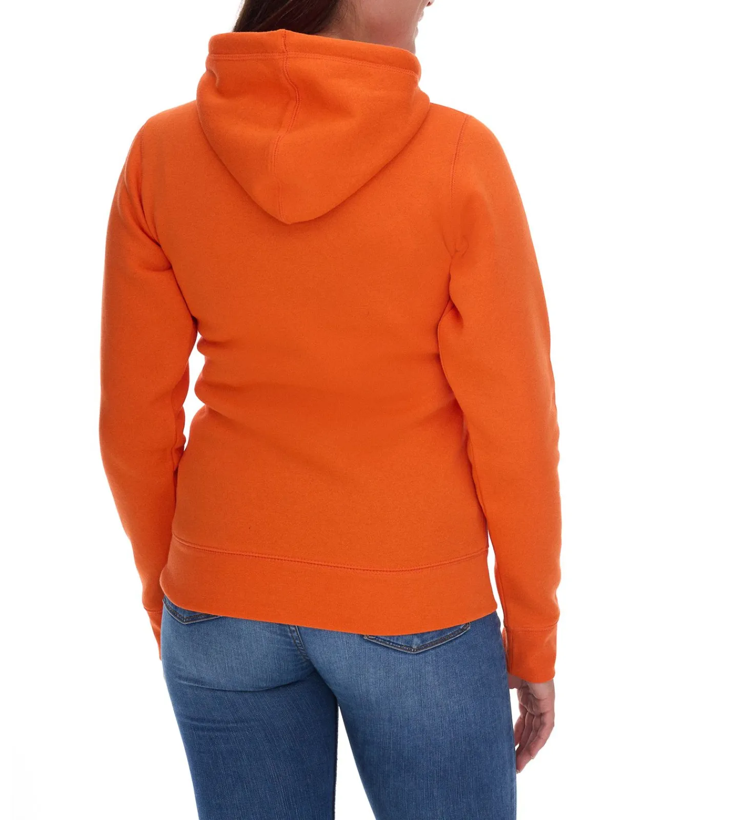 Sweater & Pullover*Elevate Charon Damen Hoodie schlichter Baumwoll-Pullover mit Kängurutasche Sweater 3823431 Orange