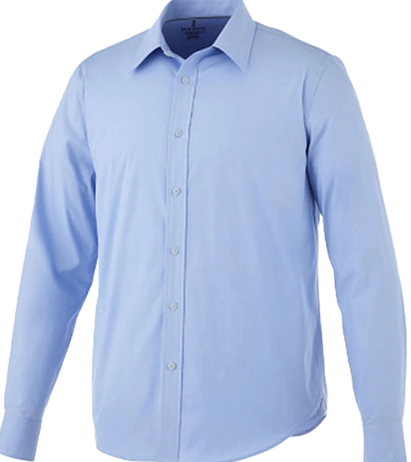 Hemden & Poloshirts*Elevate Hamell Langarm-Hemd schlichtes Herren Business-Hemd Popelin 118 g/m2 3816840 Hellblau