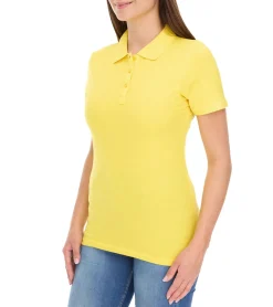 Poloshirts & Blusen*Elevate Helios Damen Polo-Shirt Baumwolle Polo-Hemd Pique-Strick 180 g/m² 3810710 Gelb