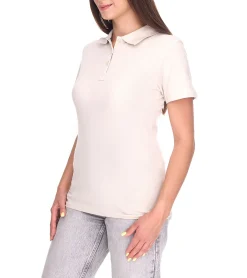 Poloshirts & Blusen*Elevate Helios Damen Polo-Shirt Baumwolle Polo-Hemd Pique-Strick 180 g/m² 3810790 Beige