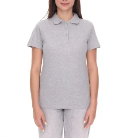 Poloshirts & Blusen*Elevate Helios Damen Polo-Shirt Baumwolle Polo-Hemd Pique-Strick 180 g/m² 3810794 Grau