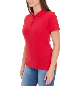 Poloshirts & Blusen*Elevate Helios Damen Polo-Shirt Baumwolle Polo-Hemd Pique-Strick 180 g/m² 3810725 Rot