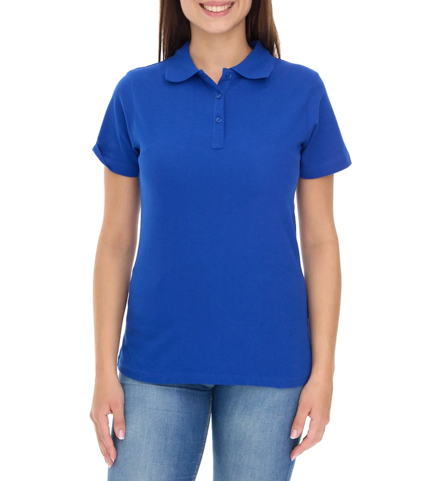 Poloshirts & Blusen*Elevate Helios Damen Polo-Shirt Baumwolle Polo-Hemd Pique-Strick 180 g/m² 38107 in Weiß, Rot, Blau, Gelb, Pink, Orange, Grün oder Schwarz