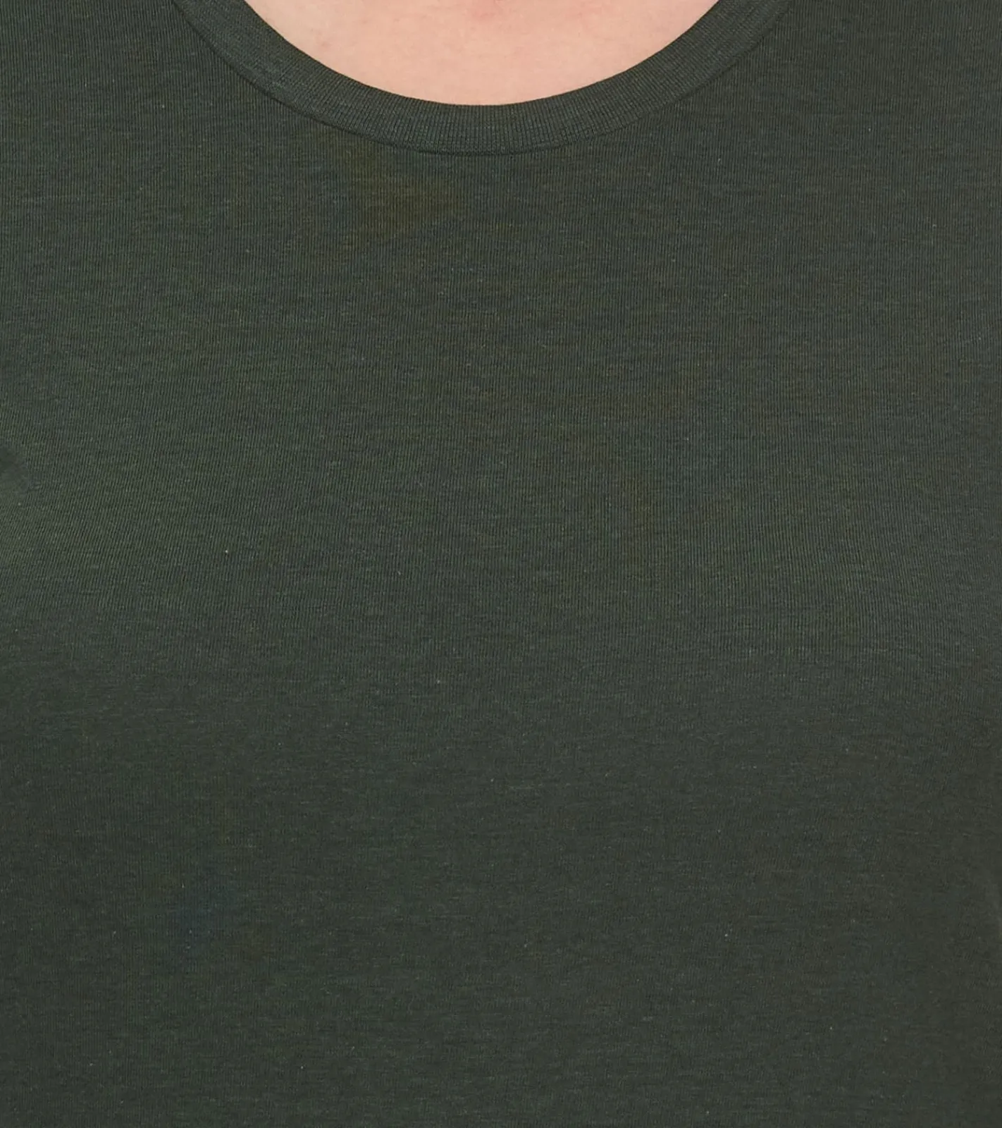 Tops & T-Shirts*Elevate Heros Damen T-Shirt schlichtes Baumwoll-Shirt 150 g/m2 Basic-Shirt Unterzieh-Shirt 3802970 Dunkelgrün