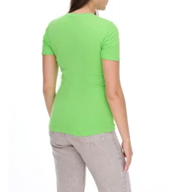 Tops & T-Shirts*Elevate Heros Damen T-Shirt schlichtes Baumwoll-Shirt 150 g/m2 Basic-Shirt Unterzieh-Shirt 3802968 Apfelgrün