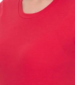 Tops & T-Shirts*Elevate Heros Damen T-Shirt auch in 4XL schlichtes Baumwoll-Shirt 150 g/m2 Basic-Shirt Unterzieh-Shirt 3802925 Rot