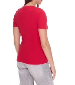Tops & T-Shirts*Elevate Heros Damen T-Shirt auch in 4XL schlichtes Baumwoll-Shirt 150 g/m2 Basic-Shirt Unterzieh-Shirt 3802925 Rot