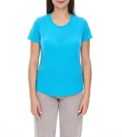 Tops & T-Shirts*Elevate Jade Damen T-Shirt nachhaltiges Kurzarm-Shirt 160 g/m2 Basic-Shirt Unterzieh-Shirt 3750143 Hellblau