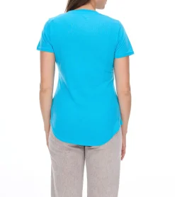 Tops & T-Shirts*Elevate Jade Damen T-Shirt nachhaltiges Kurzarm-Shirt 160 g/m2 Basic-Shirt Unterzieh-Shirt 3750143 Hellblau