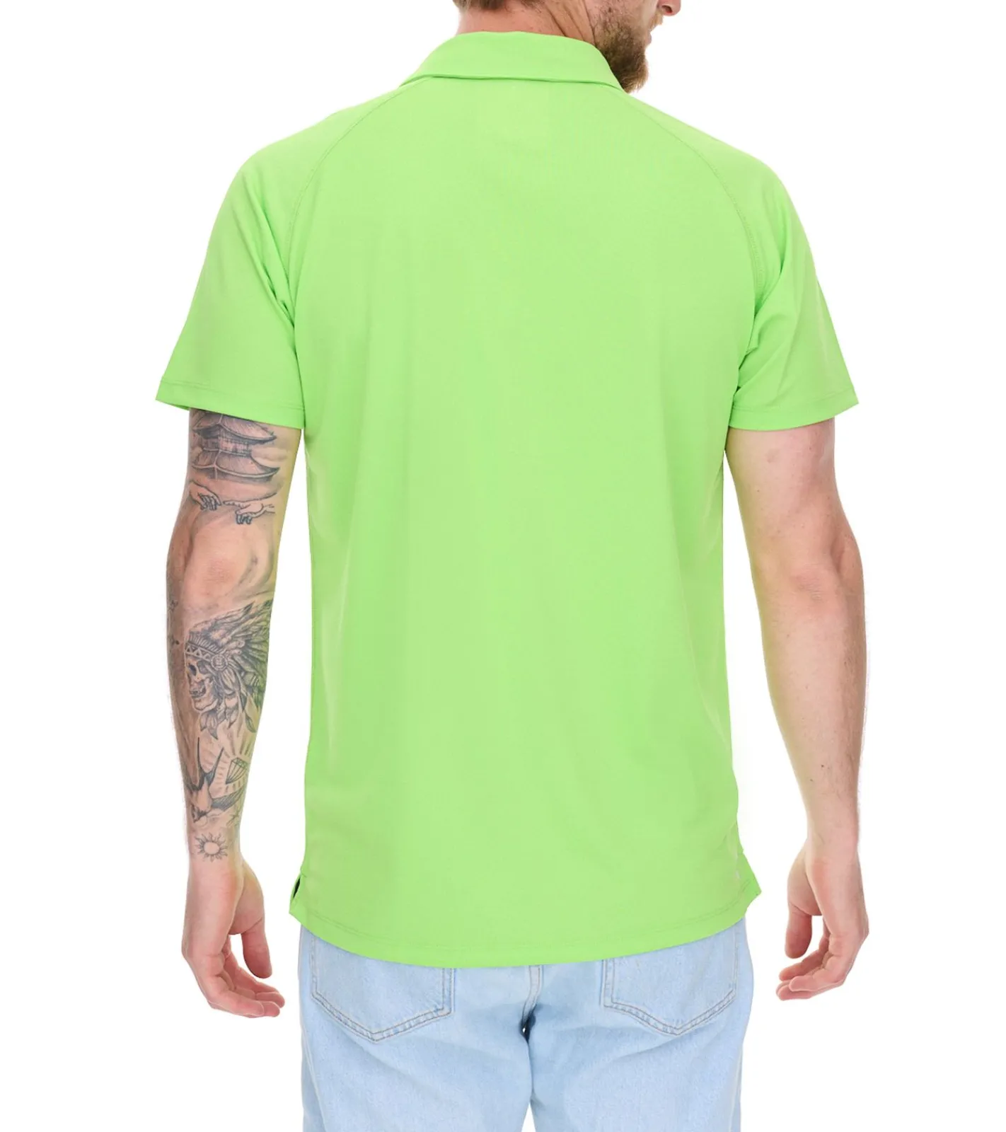 Hemden & Poloshirts*Elevate Ottawa Herren Polo-Shirt Sport Polo-Hemd Pique-Strick Cool-Fit 220 g/m² 3908268 Grün