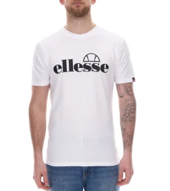 T-Shirts & Tank Tops*ellesse Fuenti T-Shirt Herren Baumwoll-Shirt mit Logo-Print Sport-Shirt SHP16469 in Schwarz, Weiß, Blau oder Grau