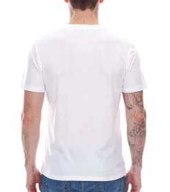 T-Shirts & Tank Tops*ellesse Fuenti T-Shirt Herren Baumwoll-Shirt mit Logo-Print Sport-Shirt SHP16469 Weiß