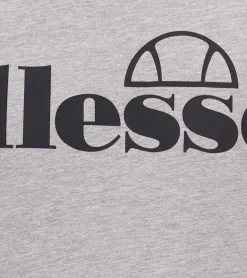 T-Shirts & Tank Tops*ellesse Fuenti T-Shirt Herren Baumwoll-Shirt mit Logo-Print Sport-Shirt SHP16469 Grau