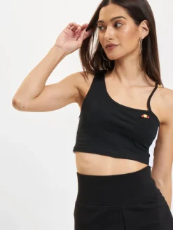 Tops & T-Shirts*ellesse Playsol Crop Top schwarz