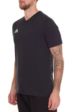 T-Shirts & Tank Tops*adidas 3er Pack Entrada 22 Herren T-Shirt nachhaltiges Baumwoll-Shirt mit V-Ausschnitt HC0448 Schwarz