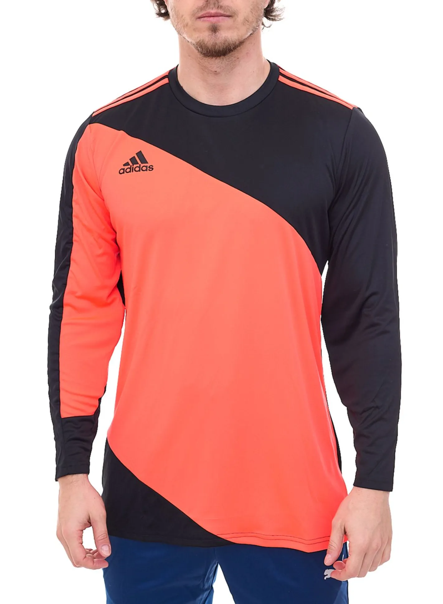 T-Shirts & Tank Tops|Sportoberbekleidung*adidas 2er Pack Torwarttrikot Squadra GK 21 im Sparpack Herren Langarm Fußball -Trikot mit Aeroready GK9805 Schwarz/Orange