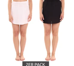 Röcke*BOYSEN´S 2er Pack Damen Mini-Rock modischer  Sommer-Rock 10317509 Schwarz/Weiß
