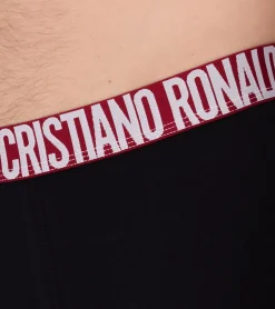 Unterwäsche|Boxershorts*CR7 CRISTIANO RONALDO 8er Pack Basic Trunk Herren Boxershorts atmungsaktive Baumwoll-Unterhose Unterwäsche 300-8109-49 Schwarz/Rot/Grün/Navy/Gold Schwarz/Schriftzug