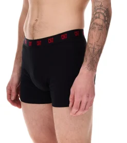 Unterwäsche|Boxershorts*CR7 CRISTIANO RONALDO 5er Pack Basic Trunk Herren Boxershorts atmungsaktive Baumwoll-Unterhose Unterwäsche 300-8125-49 Rot/Grau/Navy/Schwarz/Bunt/Gold