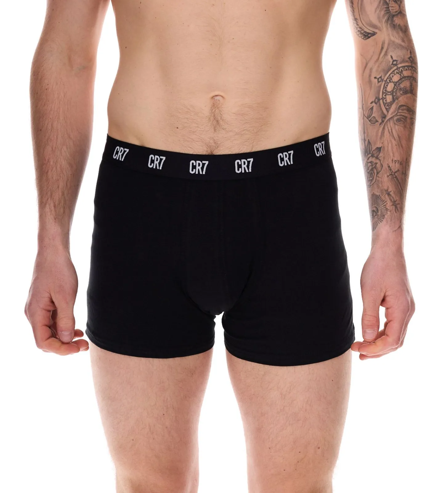 Unterwäsche|Boxershorts*CR7 CRISTIANO RONALDO 10er Pack Basic Trunk Herren Boxershorts atmungsaktive Baumwoll-Unterhose Unterwäsche 300-8125-49 Rot/Grau/Navy/Schwarz/Bunt/Gold