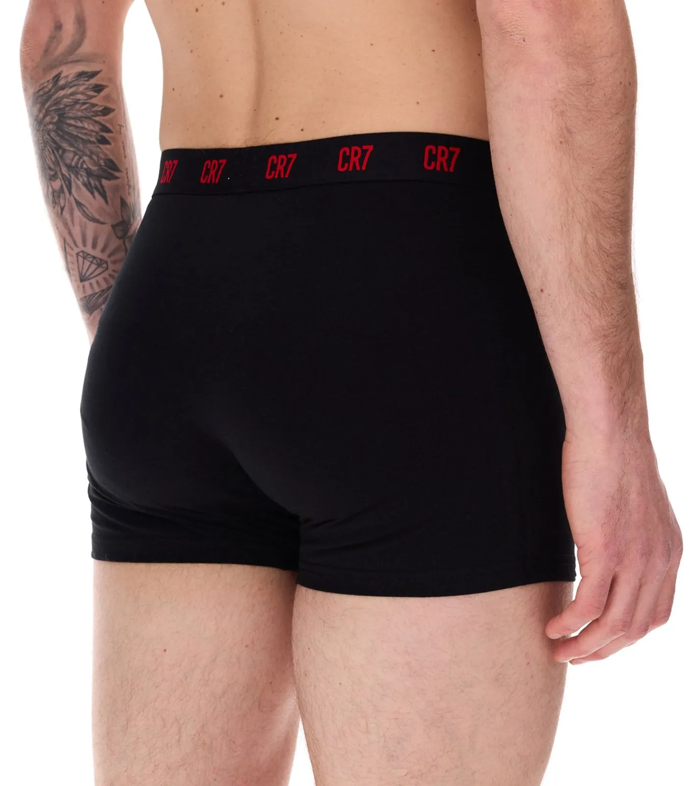 Unterwäsche|Boxershorts*CR7 CRISTIANO RONALDO 10er Pack Basic Trunk Herren Boxershorts atmungsaktive Baumwoll-Unterhose Unterwäsche 300-8125-49 Rot/Grau/Navy/Schwarz/Bunt/Gold