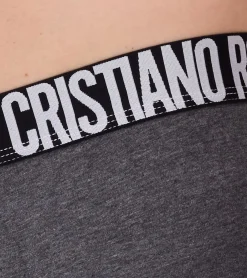 Unterwäsche|Boxershorts*CR7 CRISTIANO RONALDO 5er Pack Basic Trunk Herren Boxershorts atmungsaktive Baumwoll-Unterhose Unterwäsche 300-8125-49-2312 Grau/Anthrazit/Schwarz