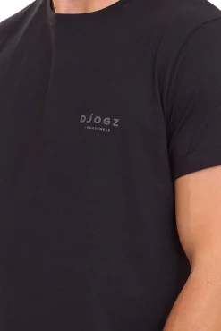 T-Shirts & Tank Tops*DJOGZ LOUNGEWEAR 5er Pack Herren Basic-Shirt Baumwoll-Shirt im Sparpack T-Shirt 2202501 Schwarz, , Beige, Blau oder Grau Weiß