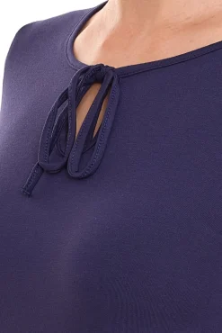 Sweater & Pullover*FLASHLIGHTS 2er Pack Damen Tunika Langarm-Shirt Sommer-Shirt 93606524 Dunkelblau/Beige