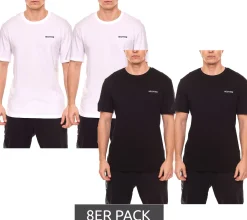 T-Shirts & Tank Tops*HECHTER STUDIO 8er Pack Herren Rundhals-Shirt Baumwoll T-Shirt NI58100 700 oder Schwarz Weiß
