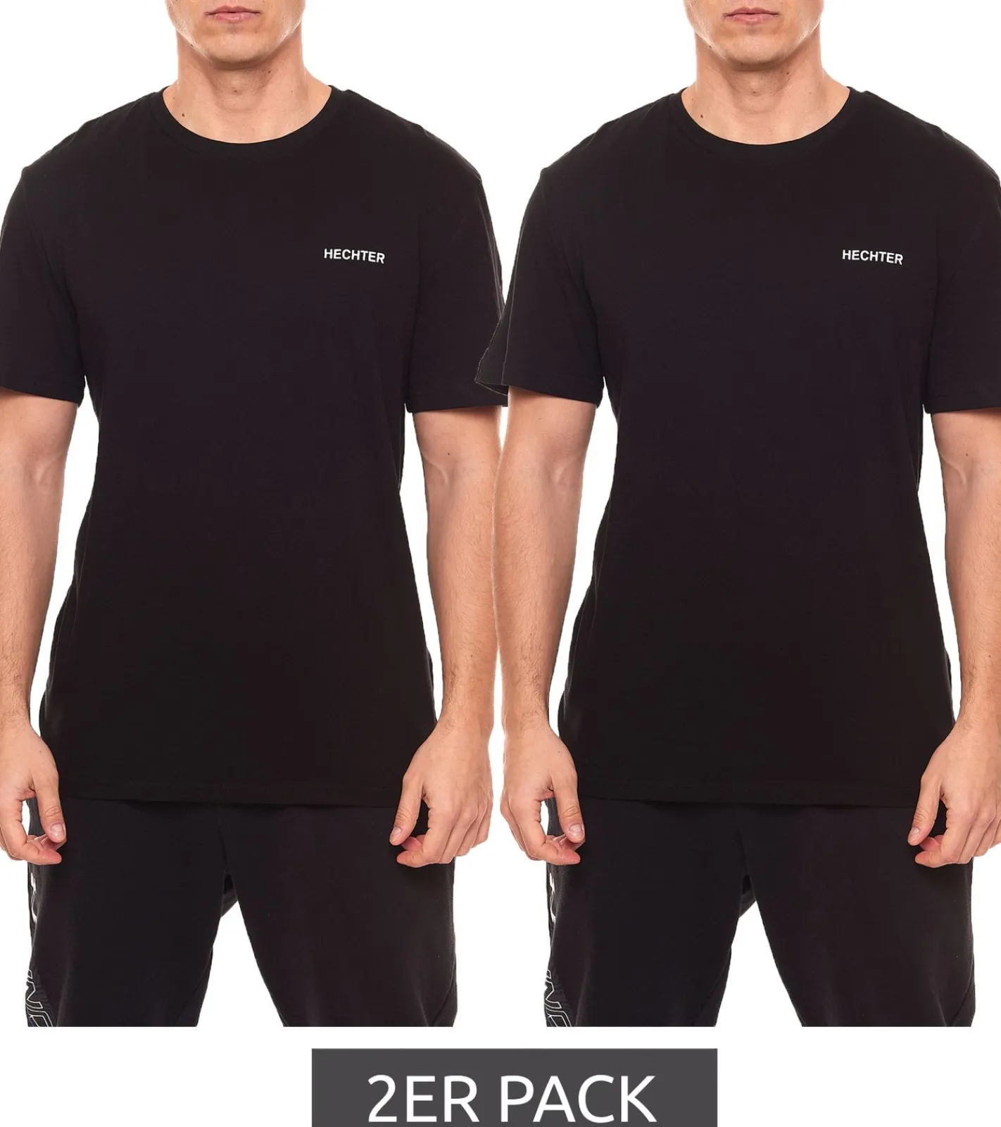 T-Shirts & Tank Tops*HECHTER STUDIO 8er Pack Herren Rundhals-Shirt Baumwoll T-Shirt NI58100 700 oder Schwarz Weiß