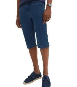 Shorts & Bermudas*O46bpx 2er Pack Herren Jeans-Shorts kurze Denim-Hose im 5-Pocket Style Long-Shorts 933857 Blau/Dunkelblau